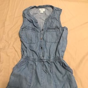 Old Navy Children’s Denim Romper Size 14 or XL.